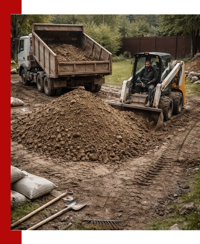 Суглинок для планировки участков в Химках с доставкой и выгрузкой