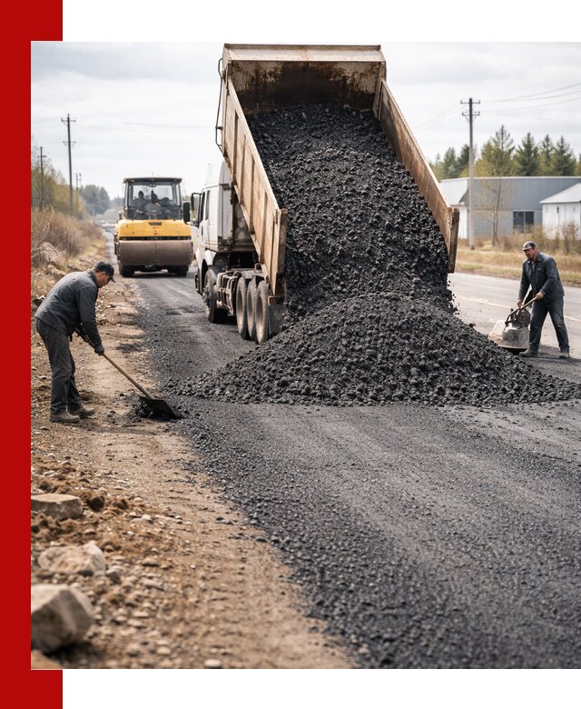 Асфальтовая крошка для дорог в Химках — поставка и доставка