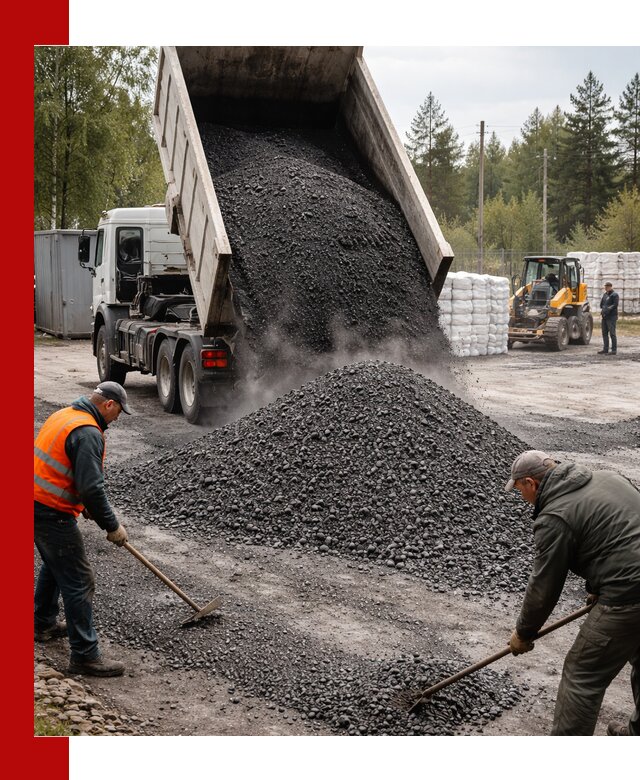 Доставка и продажа асфальтного гранулята в Химках