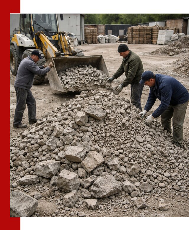 Демонтаж и вывоз бой бетона в Химках