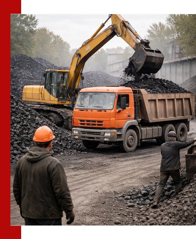 Доставка угля автотранспортом в Химках быстро и выгодно