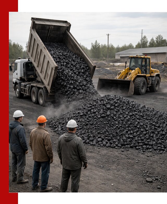 Доставка угля антрацита в Химках с самосвалами и погрузкой