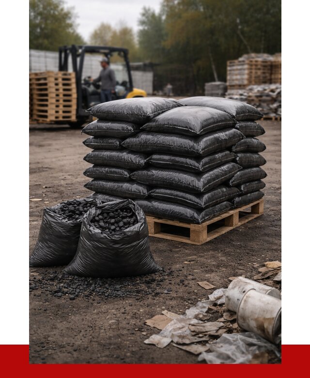 Купить уголь в мешках с доставкой в Химках от 7775 р. | ПРОНЕРУДХмк