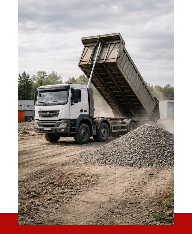 Доставка самосвалом 40 кубов в Химках от 9330 р. | ПРОНЕРУДХмк