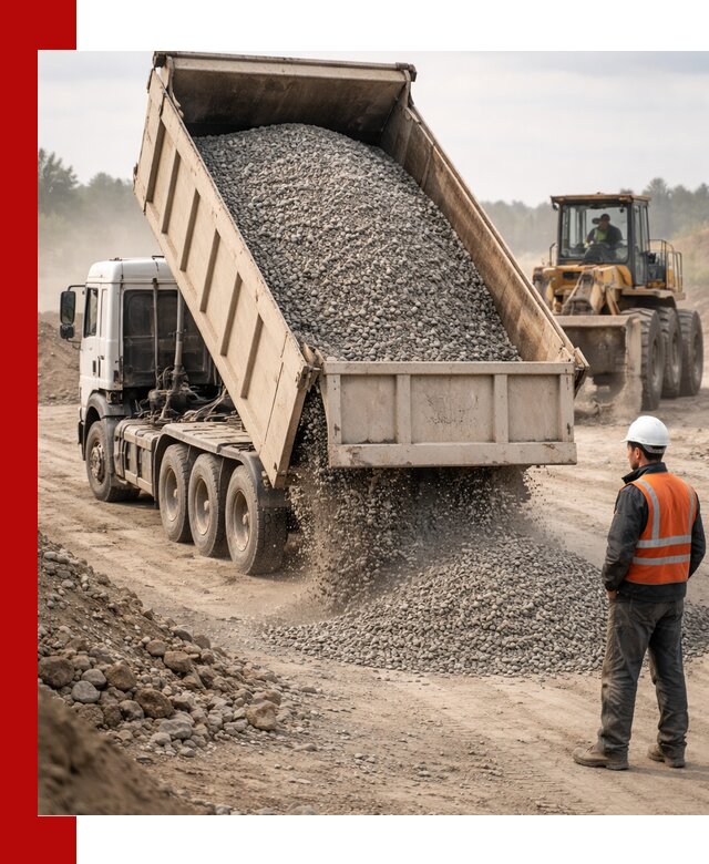 Доставка самосвалом 40 кубов цемента и сыпучих в Химках