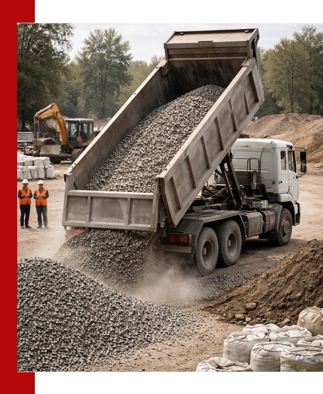 Аренда самосвала в Химках для доставки сыпучих и нерудных материалов