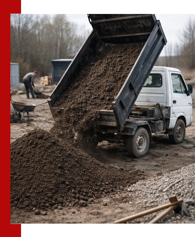 Аренда минисамосвала в Химках для доставки сыпучих материалов