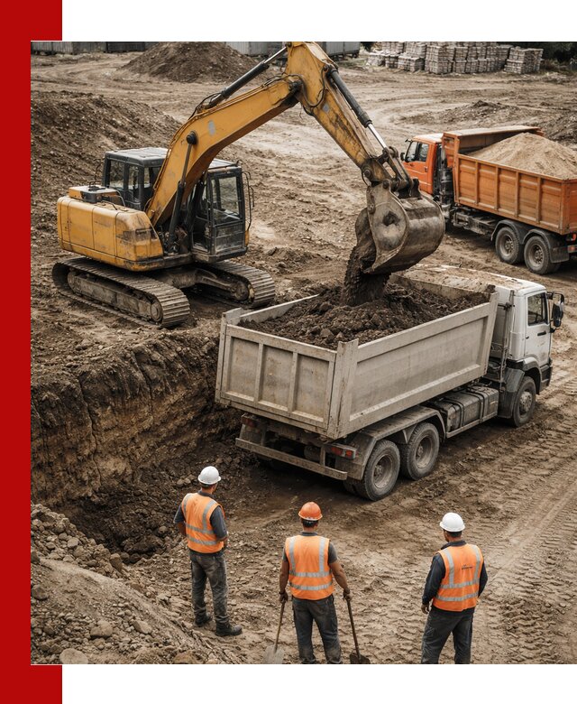 Разработка грунта для строительства и благоустройства в Химках