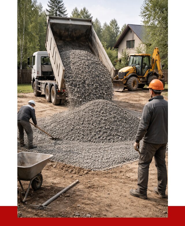 Отсыпка участка щебнем в Химках от 6739 р. ПРОНЕРУДХмк