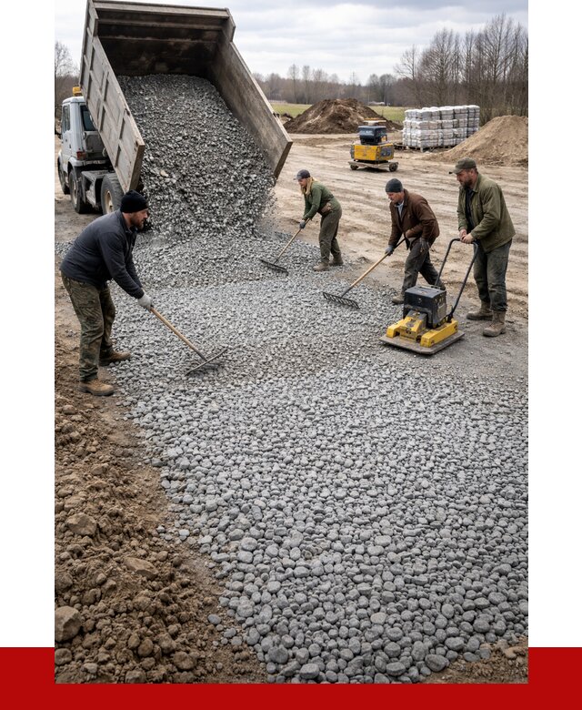 Устройство щебеночной подушки в Химках от 4665 р. ПРОНЕРУДХмк